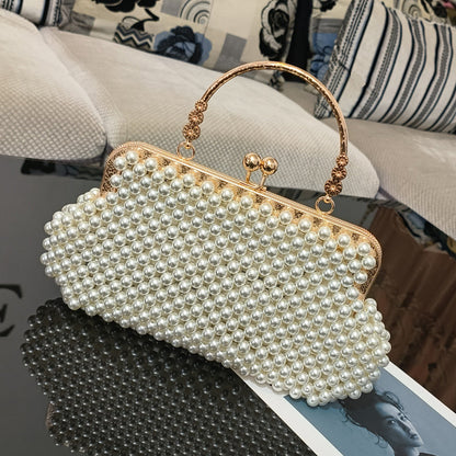 Woven Pearl Handbag by Joyce