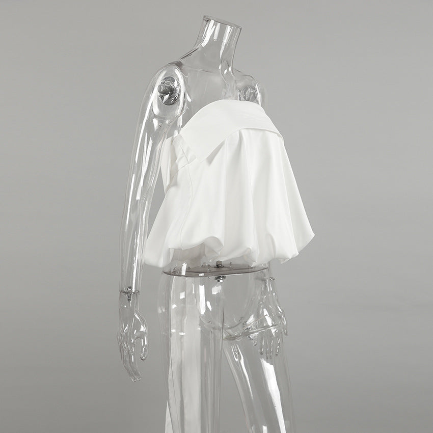 Colon Top - White