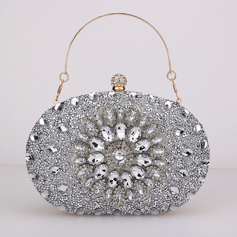 Diamond Encrusted Clutch Bag by Meghan