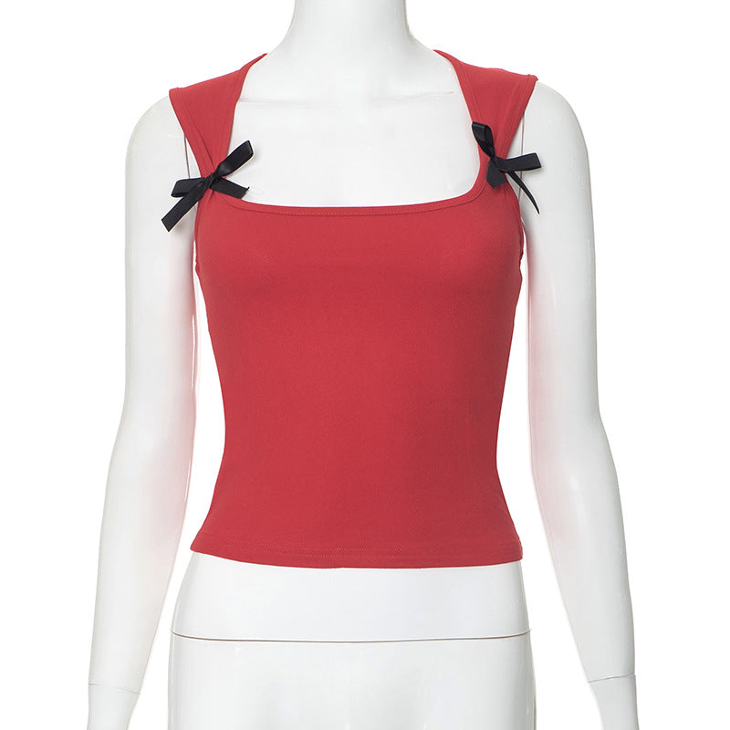 Ambria Square Neck Crop Top