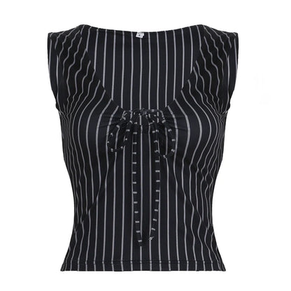Maybelline Striped Lace-Up Camisole