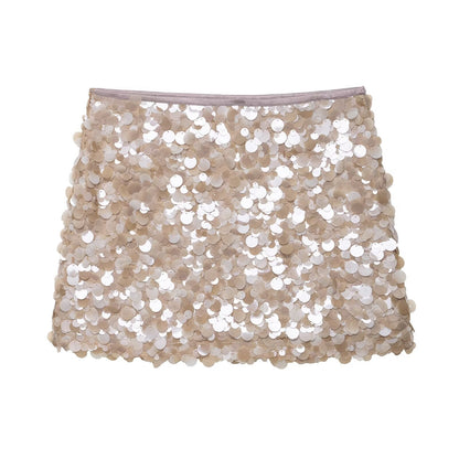 Kathia Sequin Mini Skirt