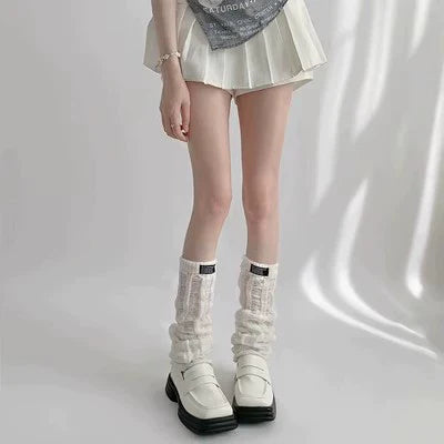 Sanvi Distressed Crew Socks