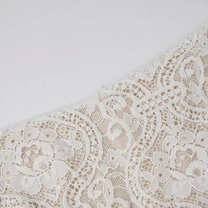 Boho off shoulder lace western mini dress