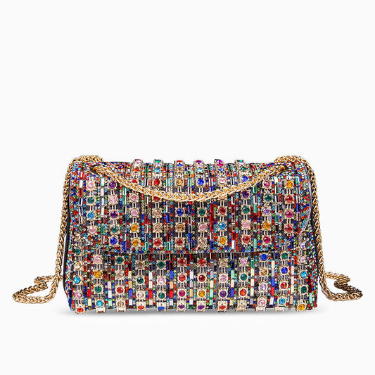 Kristi Diamond Chain Bag