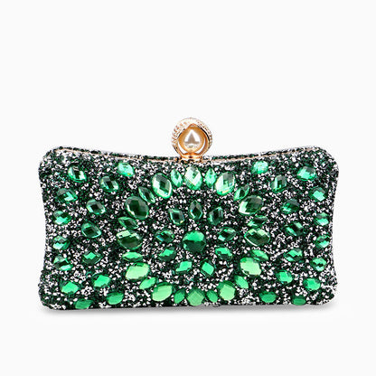 Diamond Encrusted Clutch Bag by Talia