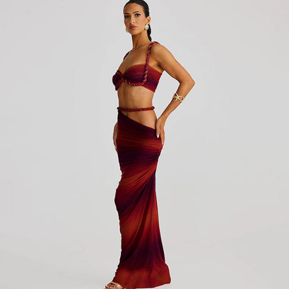Makoko Co-Ord set - Red