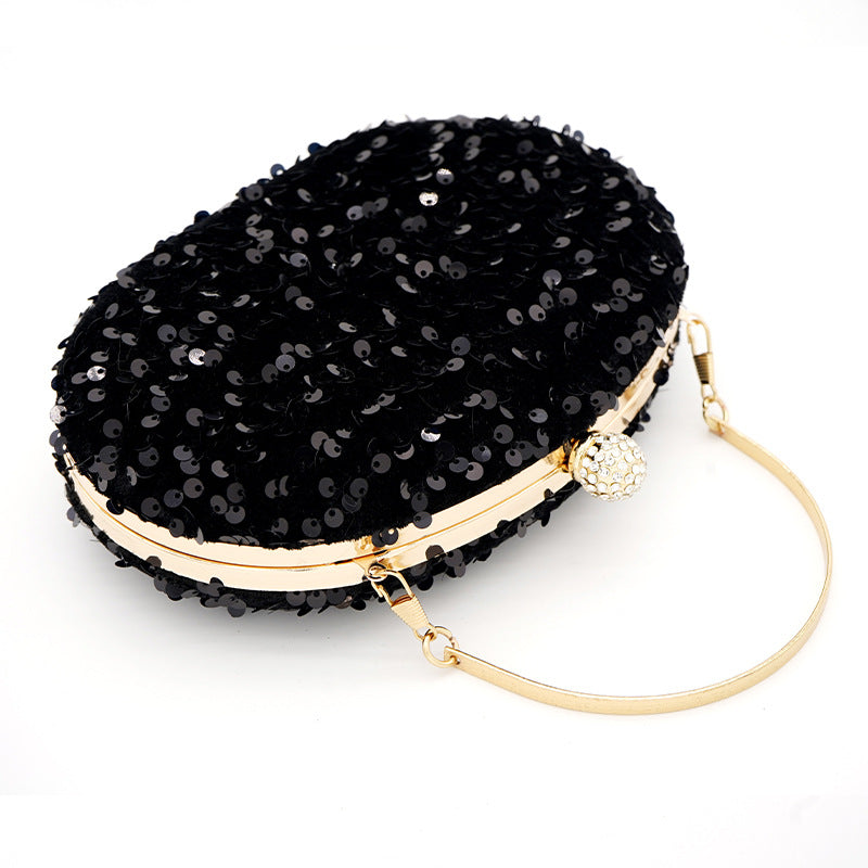 Sequined Clutch Bag by Donna