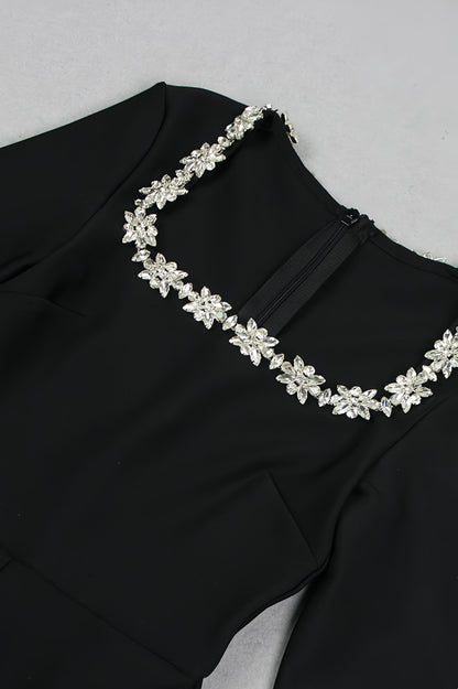 Magni Long Sleeve Studded Jumpsuit
