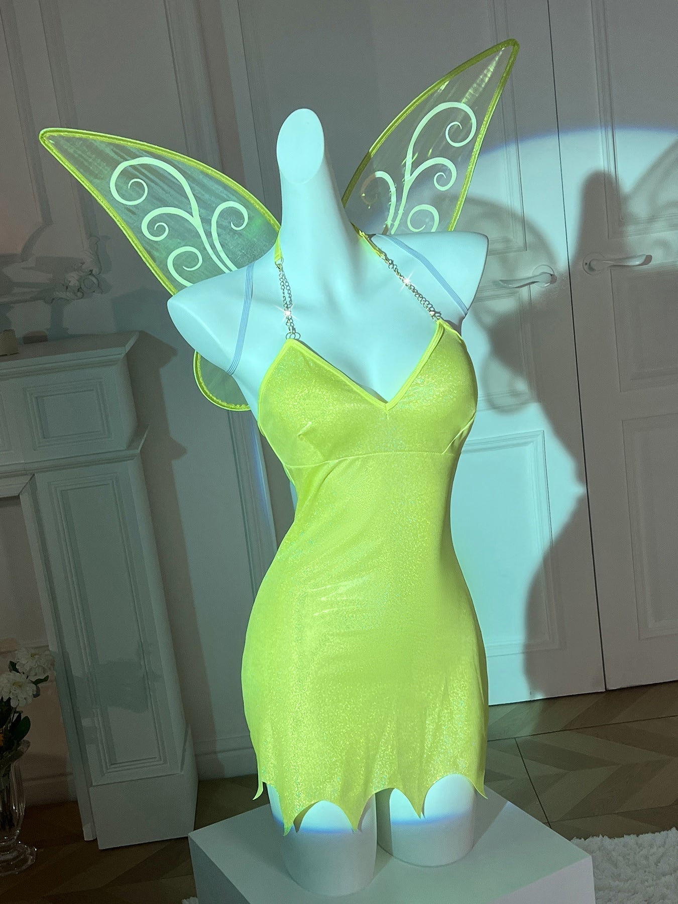 Underwear Thin Waist Sling Dress Halloween Ball Performance Costume