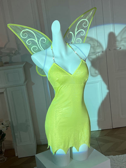Underwear Thin Waist Sling Dress Halloween Ball Performance Costume