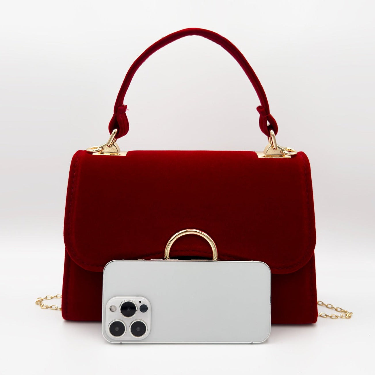 Velvet Dinner Handbag by Lynda