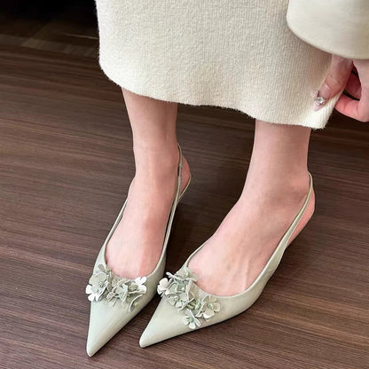 Elenna Floral Slingbacks