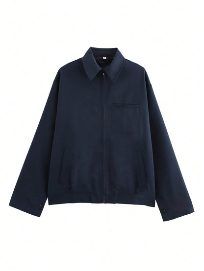 Eliza Collared Bomber Jacket