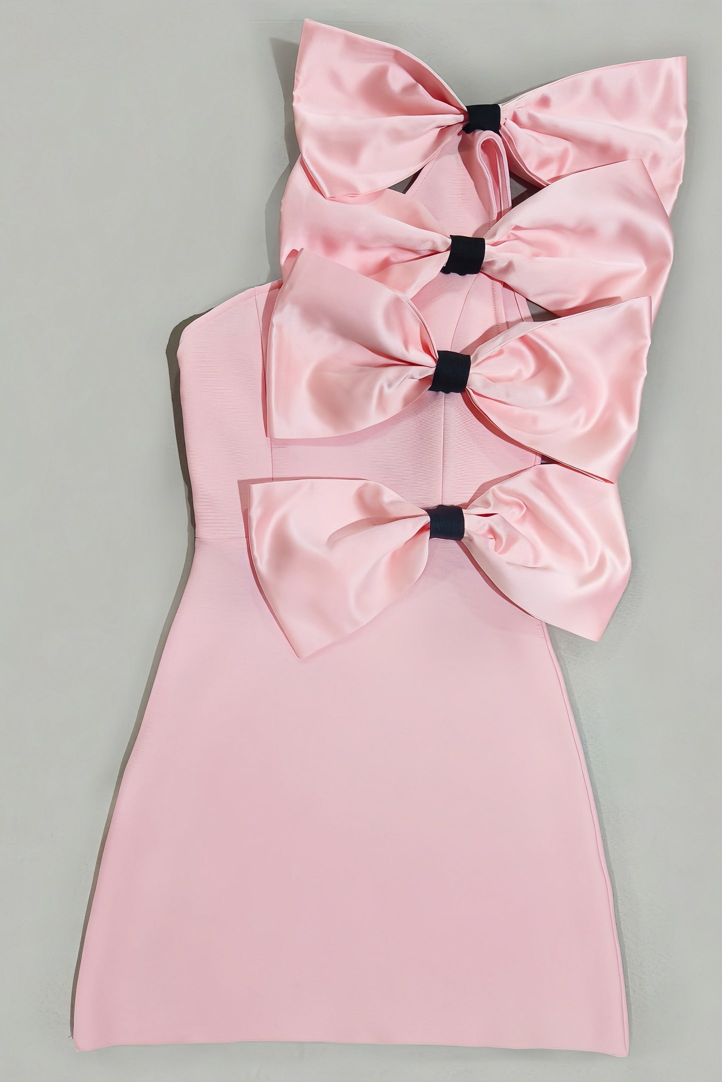 Rila Barbie Pink Big Bow Mini Dress