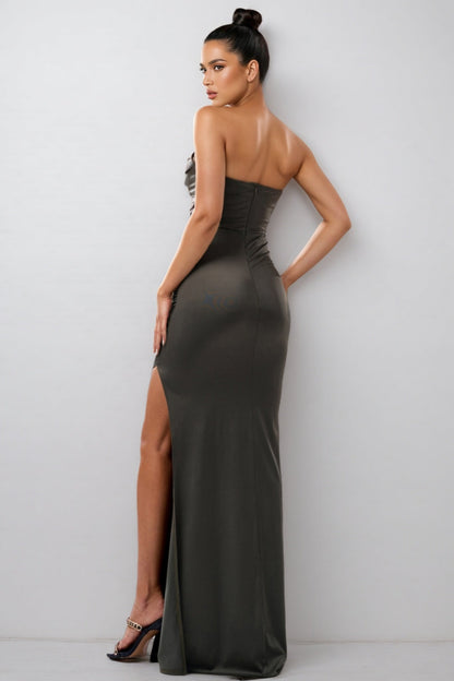 Thelonious Sheath Fishtail Maxi Dress