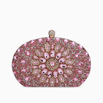 Diamond Encrusted Clutch Bag by Meghan