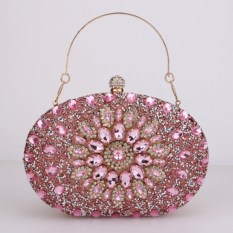 Diamond Encrusted Clutch Bag by Meghan