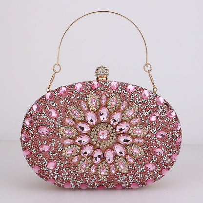 Diamond Encrusted Clutch Bag by Meghan