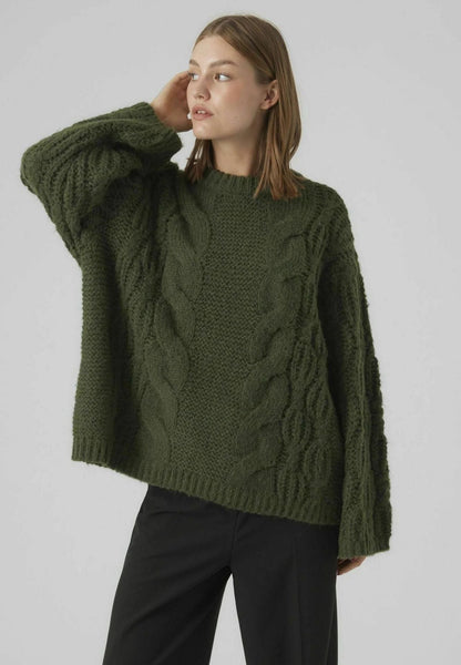 Shrinika Bell Sleeve Knit Sweater