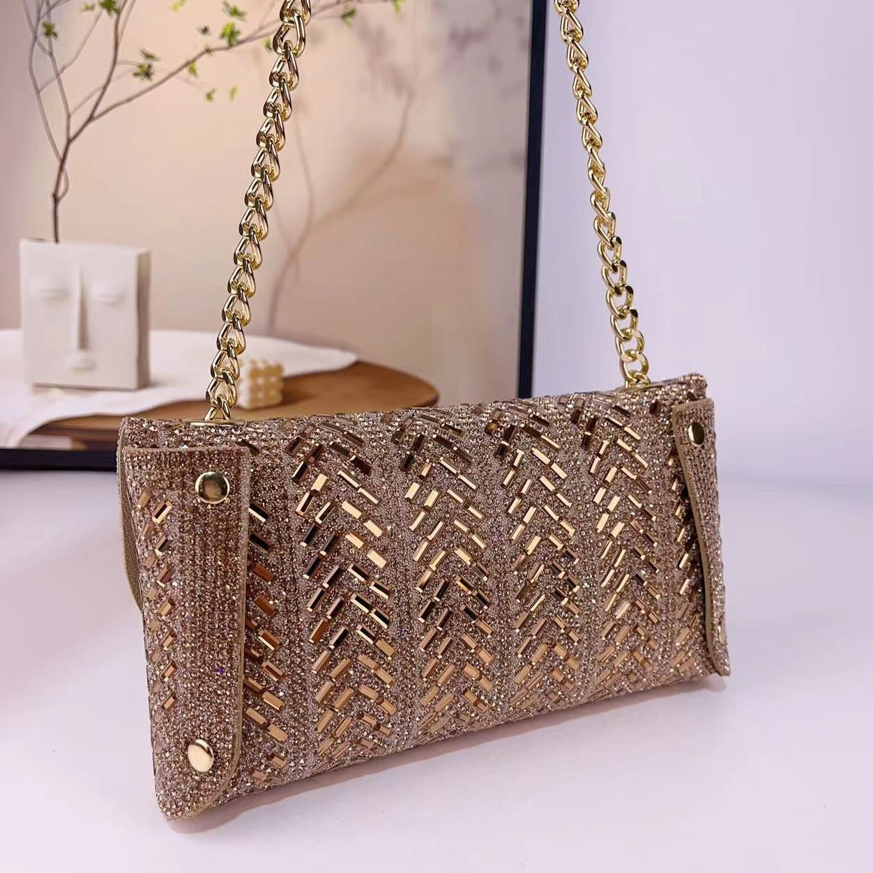 Crystals Clutch by Sharleen