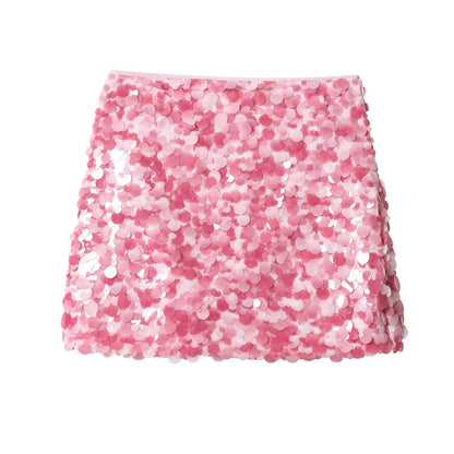 Kathia Sequin Mini Skirt