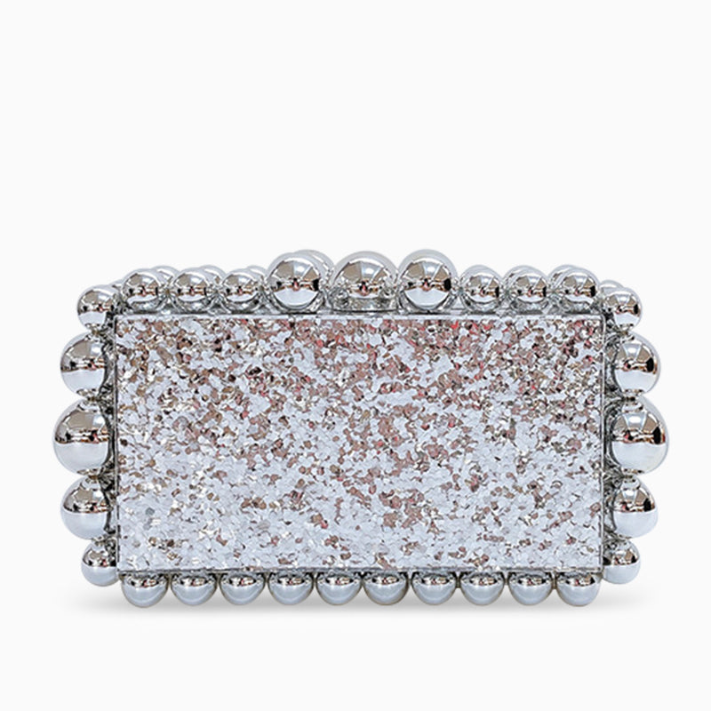 Zahra Acrylic Clutch Bag