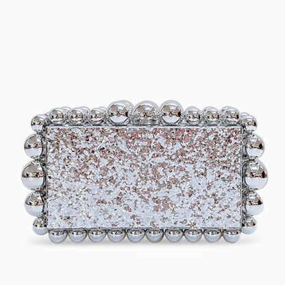 Zahra Acrylic Clutch Bag