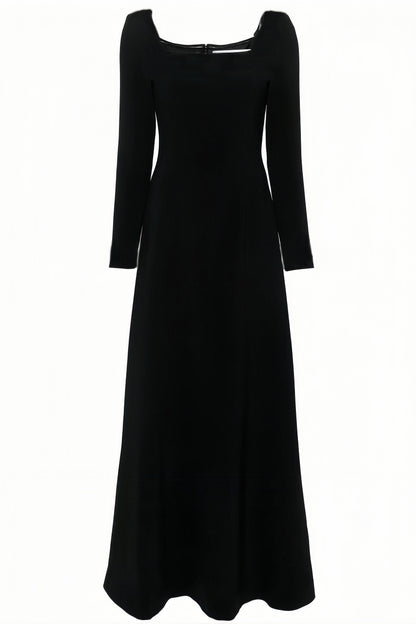 Amai Solid Colour A-line Maxi Dress