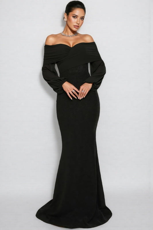 Zoey Strapless Fishtail Maxi Dress