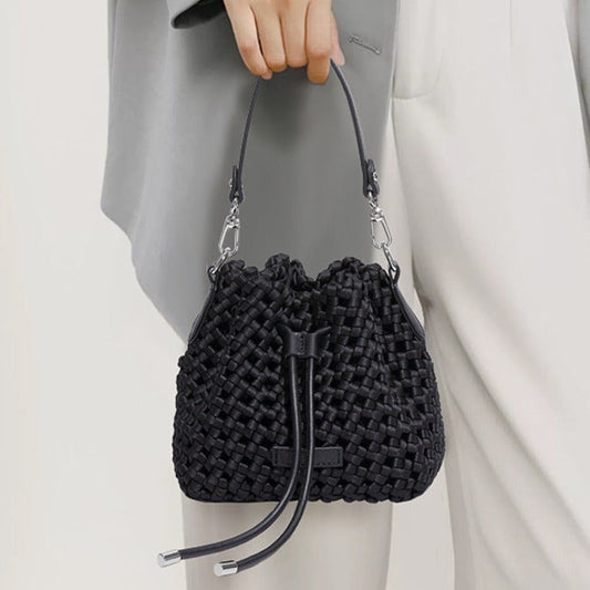 Silk Woven Handbag by Marcella
