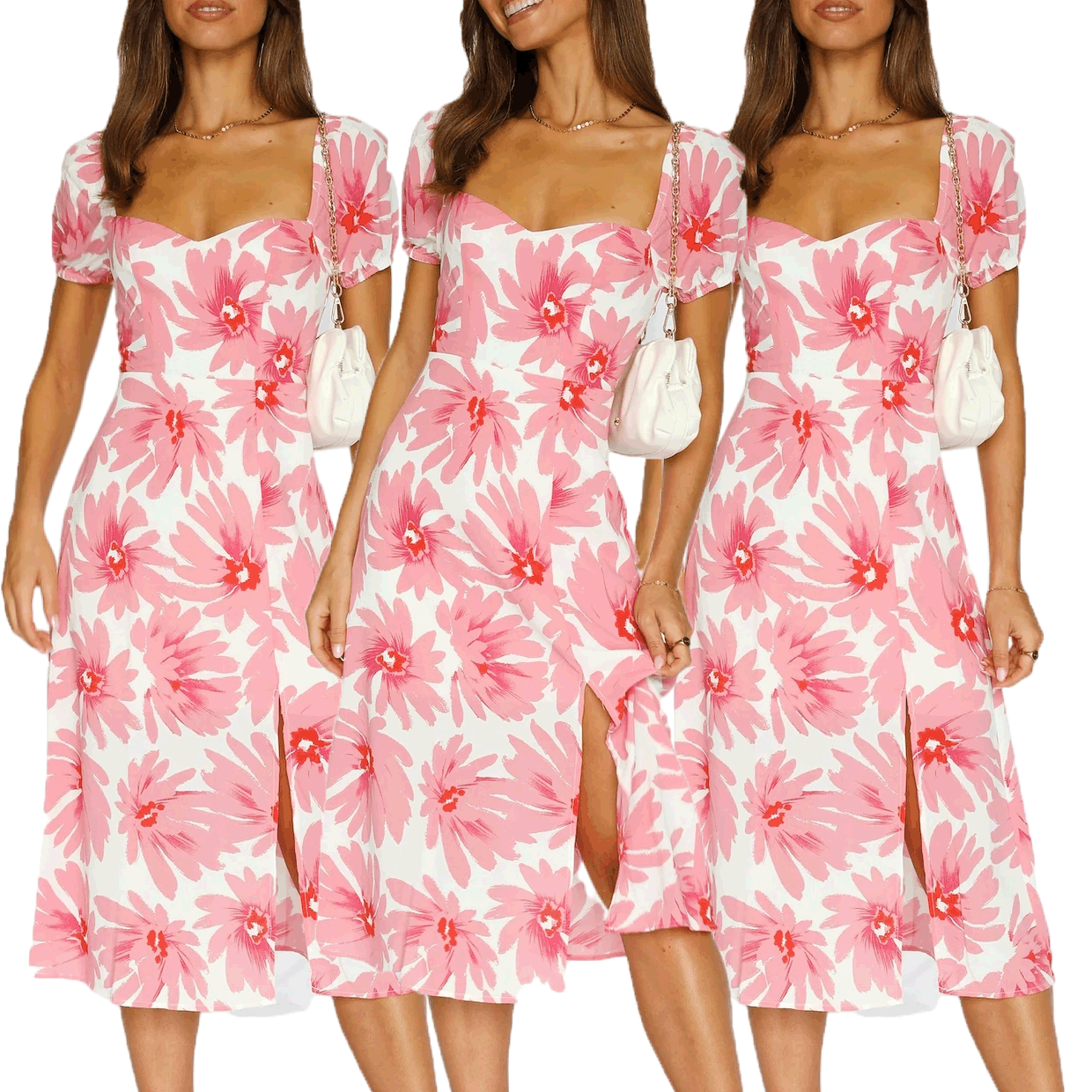 Floral Printing Fresh Dress