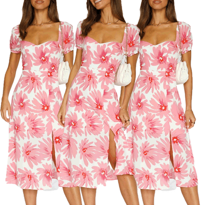 Floral Printing Fresh Dress