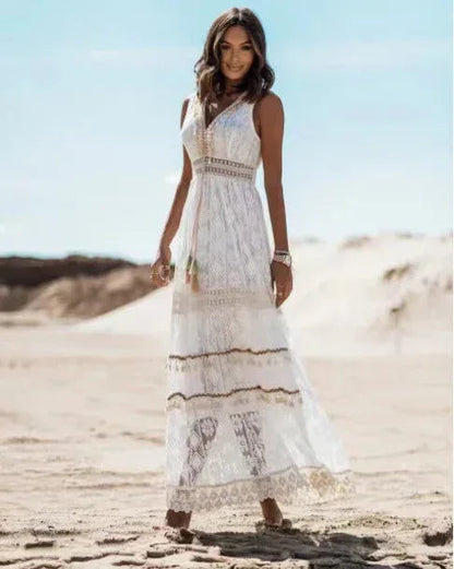 women split thigh summer maxi dress