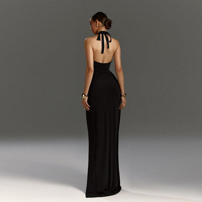 Ritter Slit Dress - Black