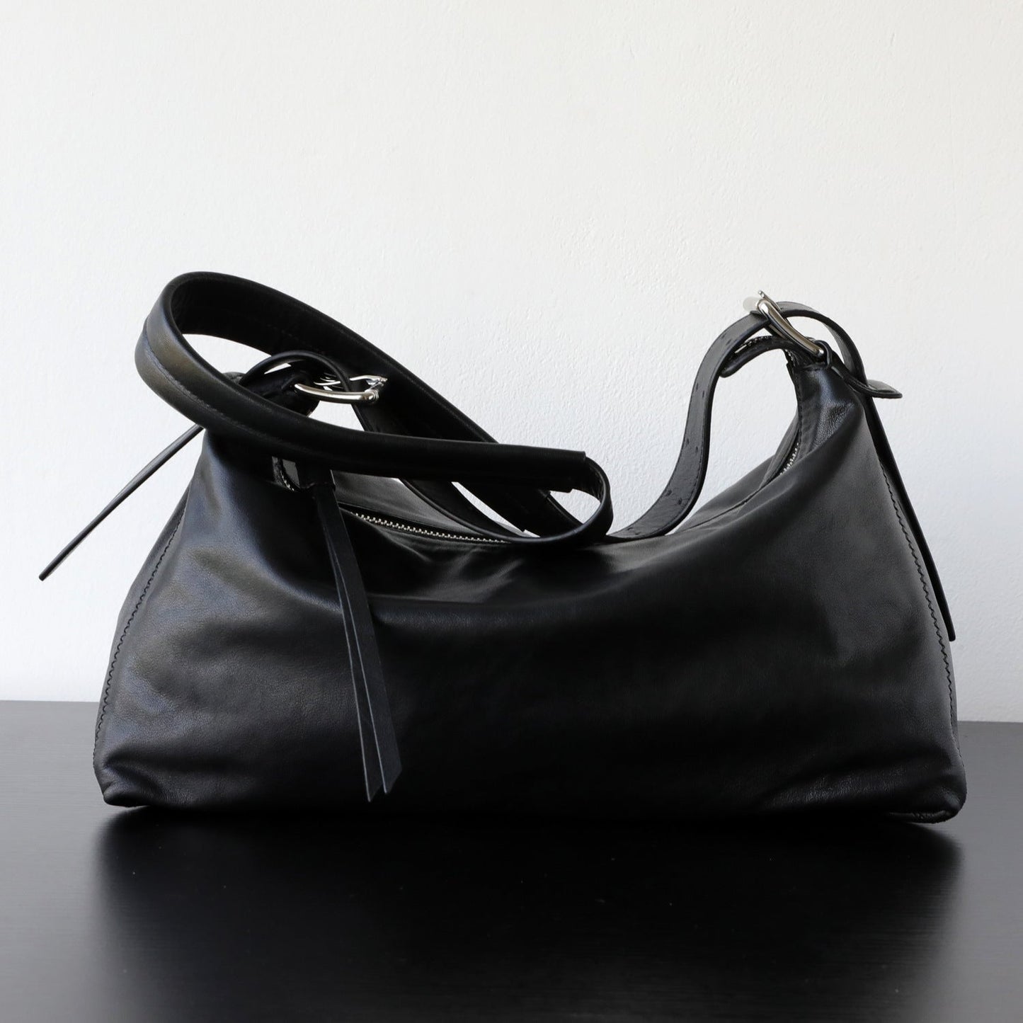 Lydia - Classic Brown Leather Shoulder Bag