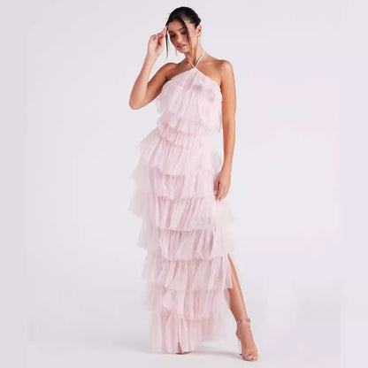 Party Pink Maxi Dress