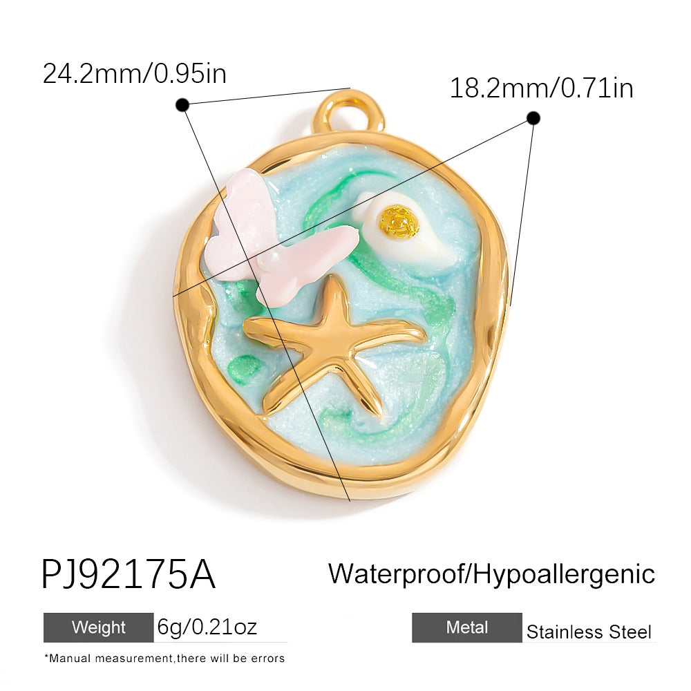 Timeless Evil Eye Stainless Steel Necklace – Protective Charm Pendant