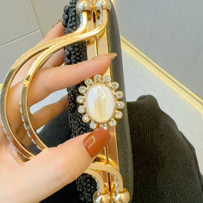 Pearl Clutch Bag by Clarabelle