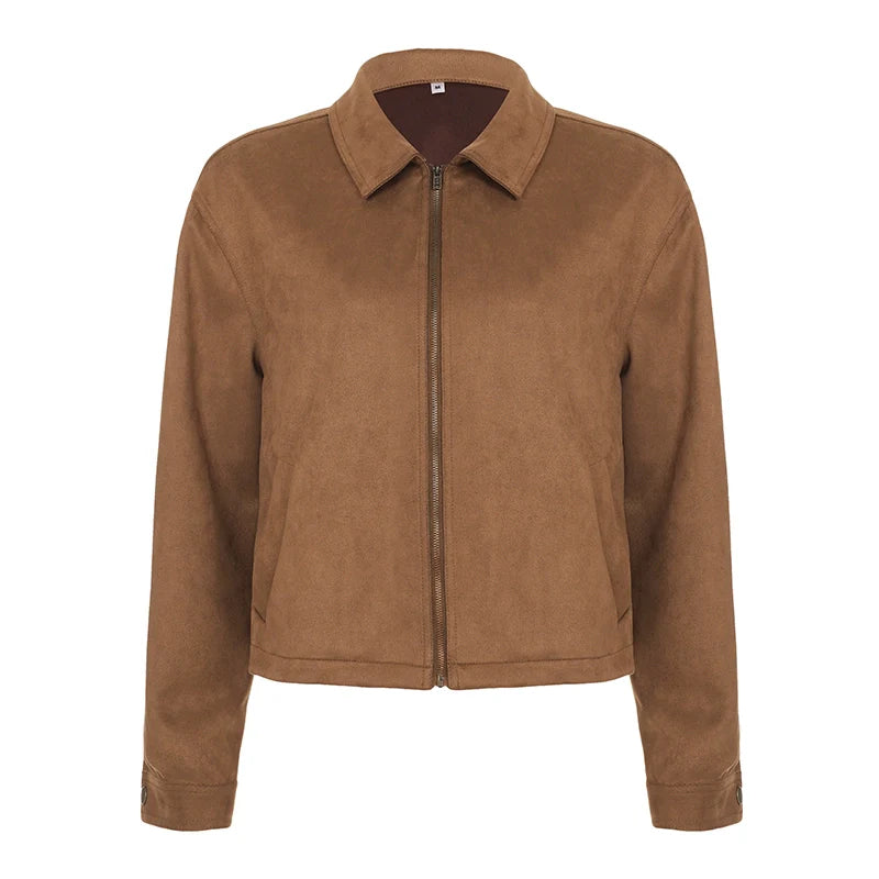 Yanelly Lapel Cropped Jacket