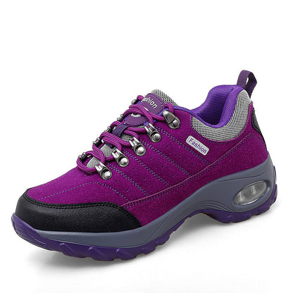 Women's Breathable Mesh Hiking Shoes With Elevated Sole Comfort