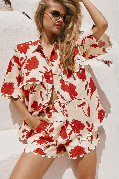 Bohen Co-Ord - Red