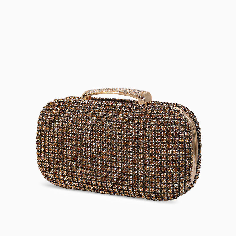 Diamond Encrusted Clutch Bag by Sara
