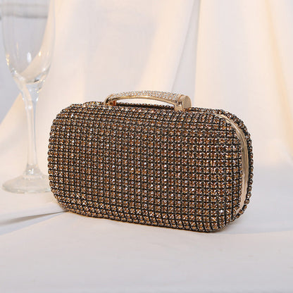 Diamond Encrusted Clutch Bag by Sara