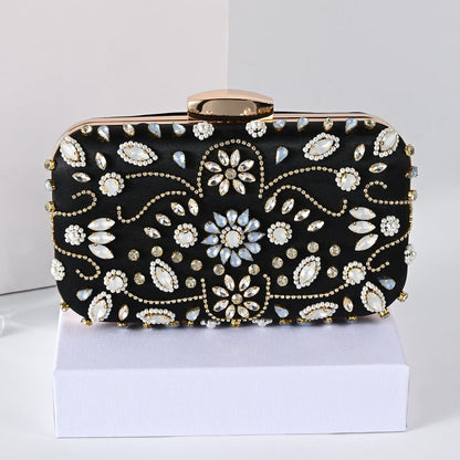 Bead Embroidered Clutch Bag by Braelyn