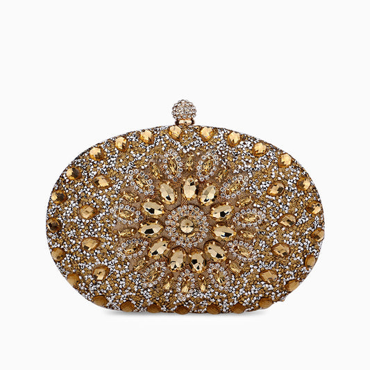 Diamond Encrusted Clutch Bag by Meghan
