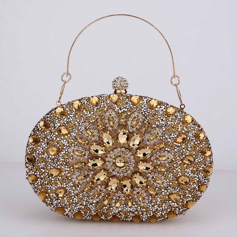 Diamond Encrusted Clutch Bag by Meghan