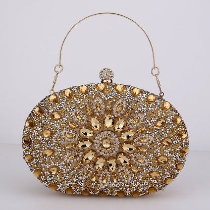 Diamond Encrusted Clutch Bag by Meghan