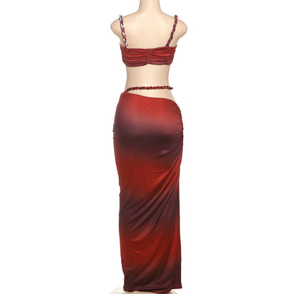 Makoko Co-Ord set - Red