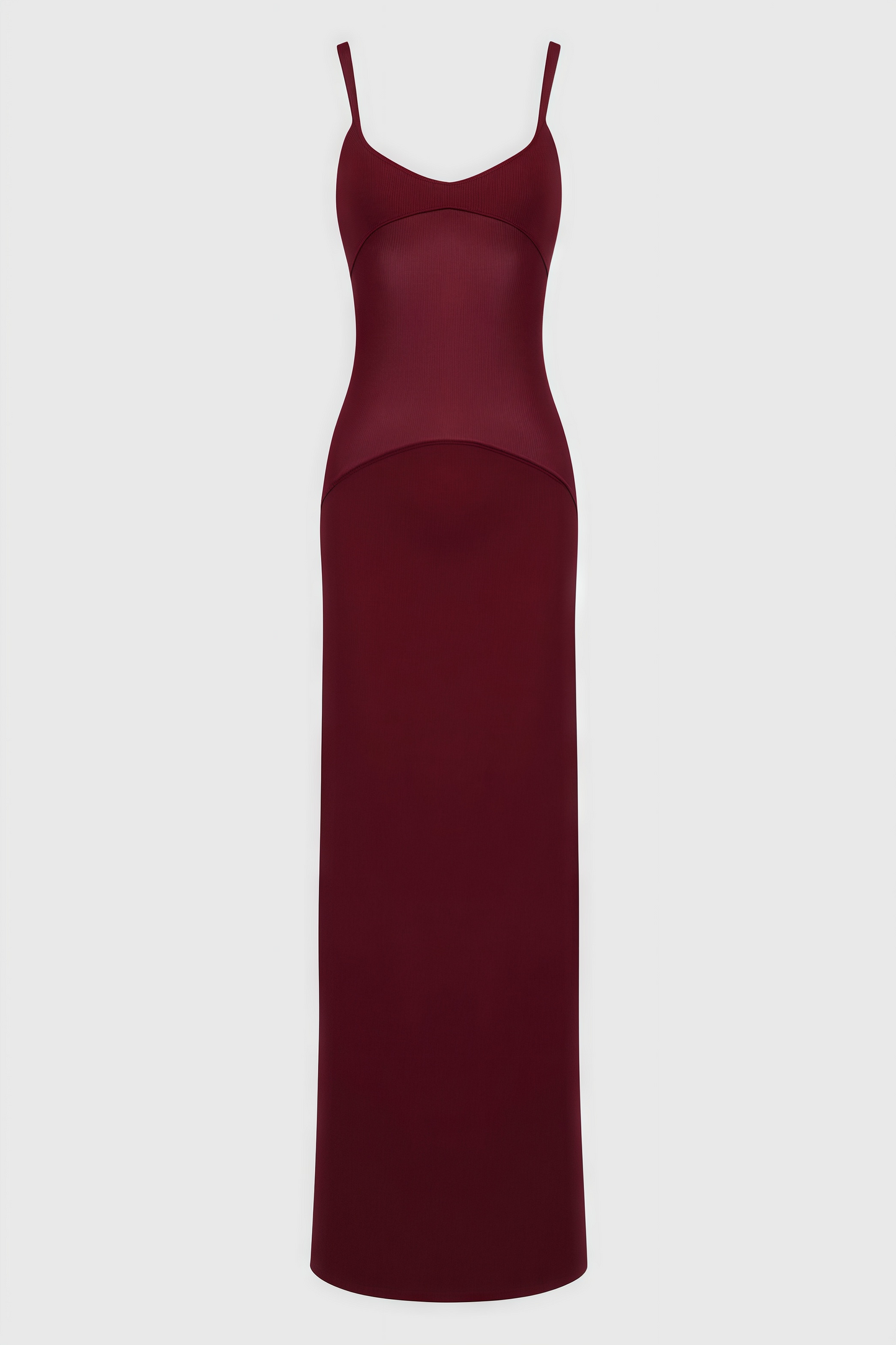 Eirand Red Halter Mesh Maxi Dress